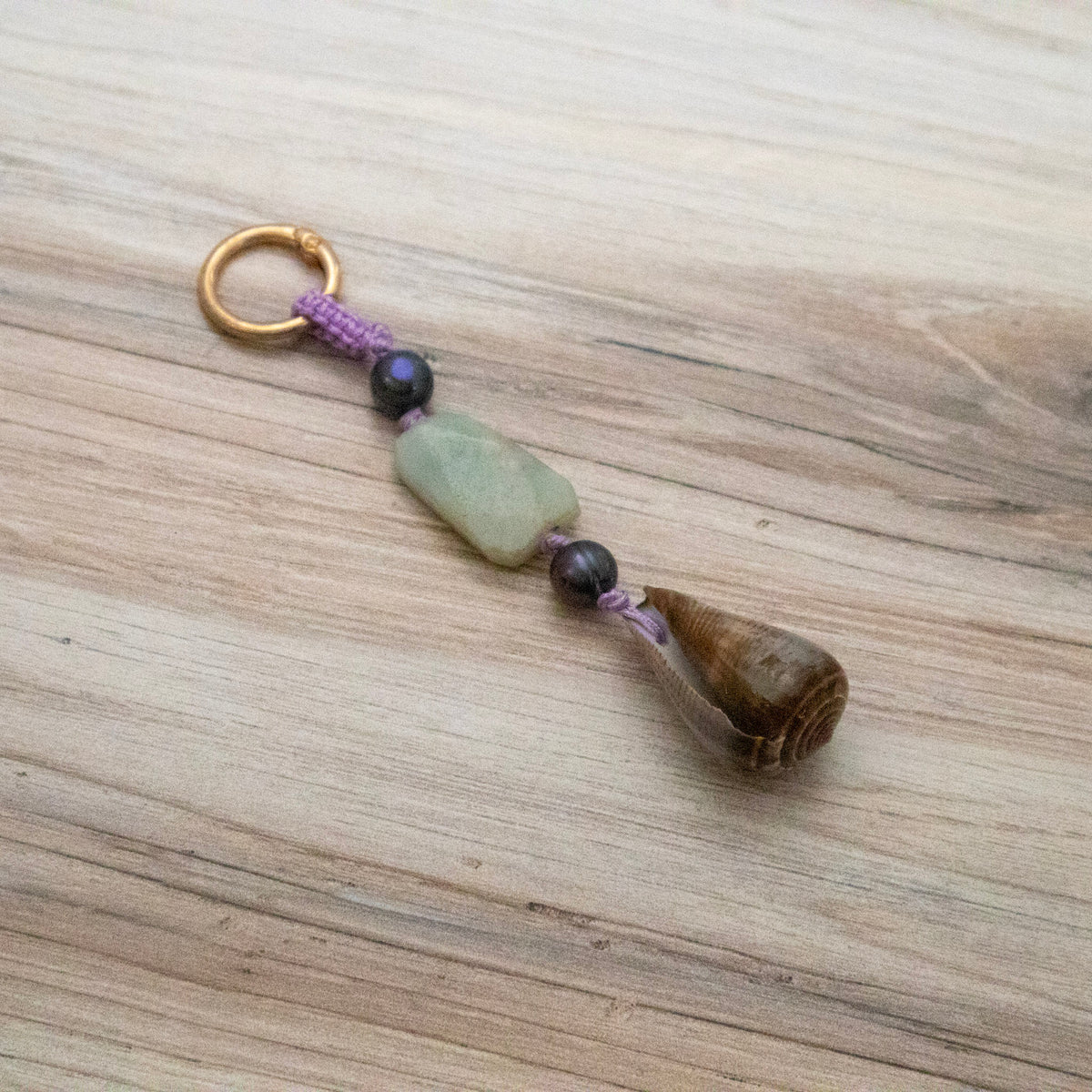 Fig Cone Shell Bag Charm