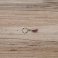 Purple Cowrie Shell Bikini Charm Silver