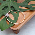 Lavender Cone Shell Bangle 7.5"