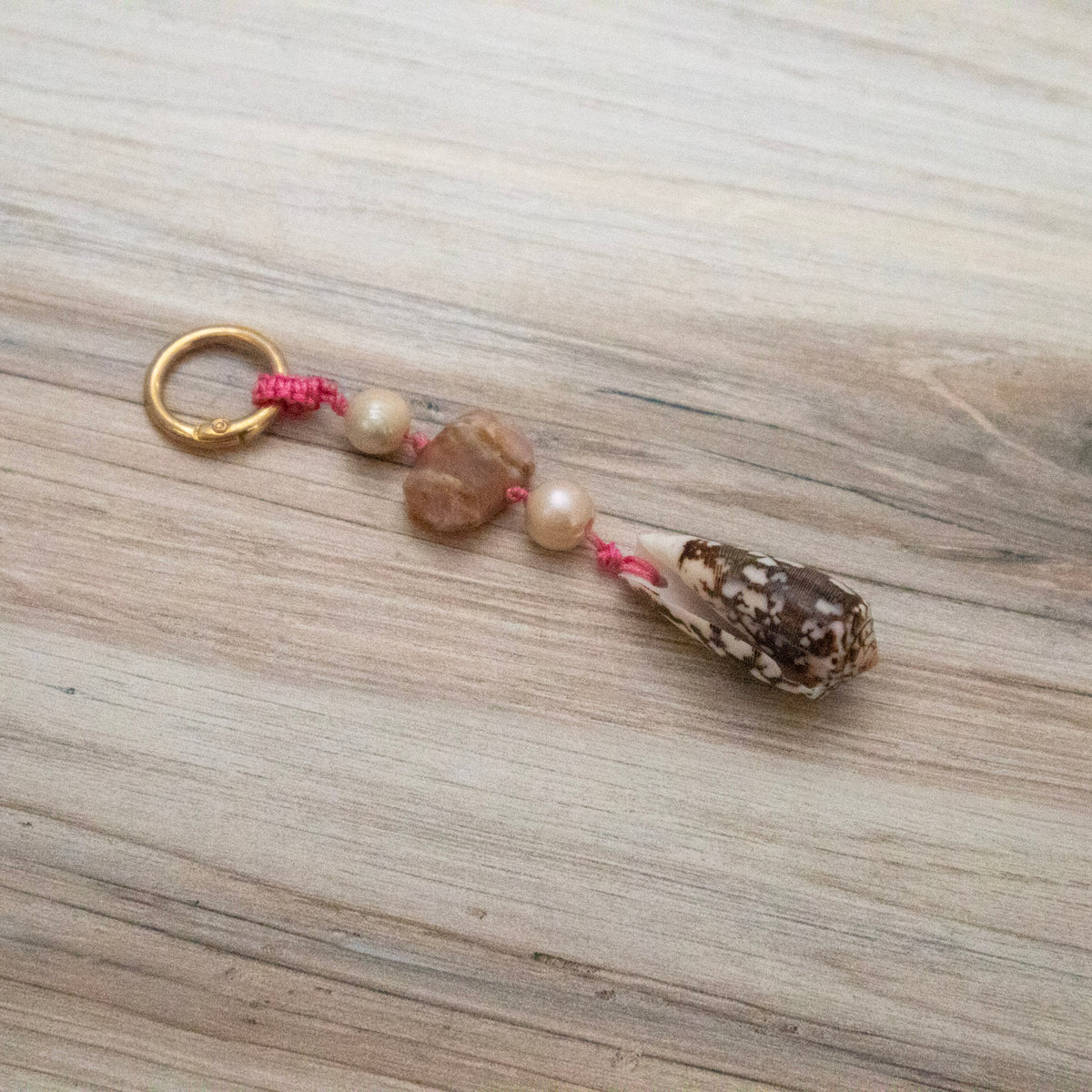 Striated Cone Shell Bag Charm