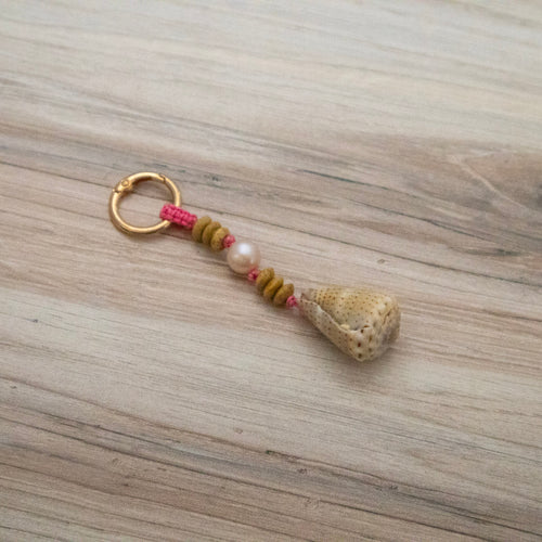 Abbreviated Cone Shell Bag Charm