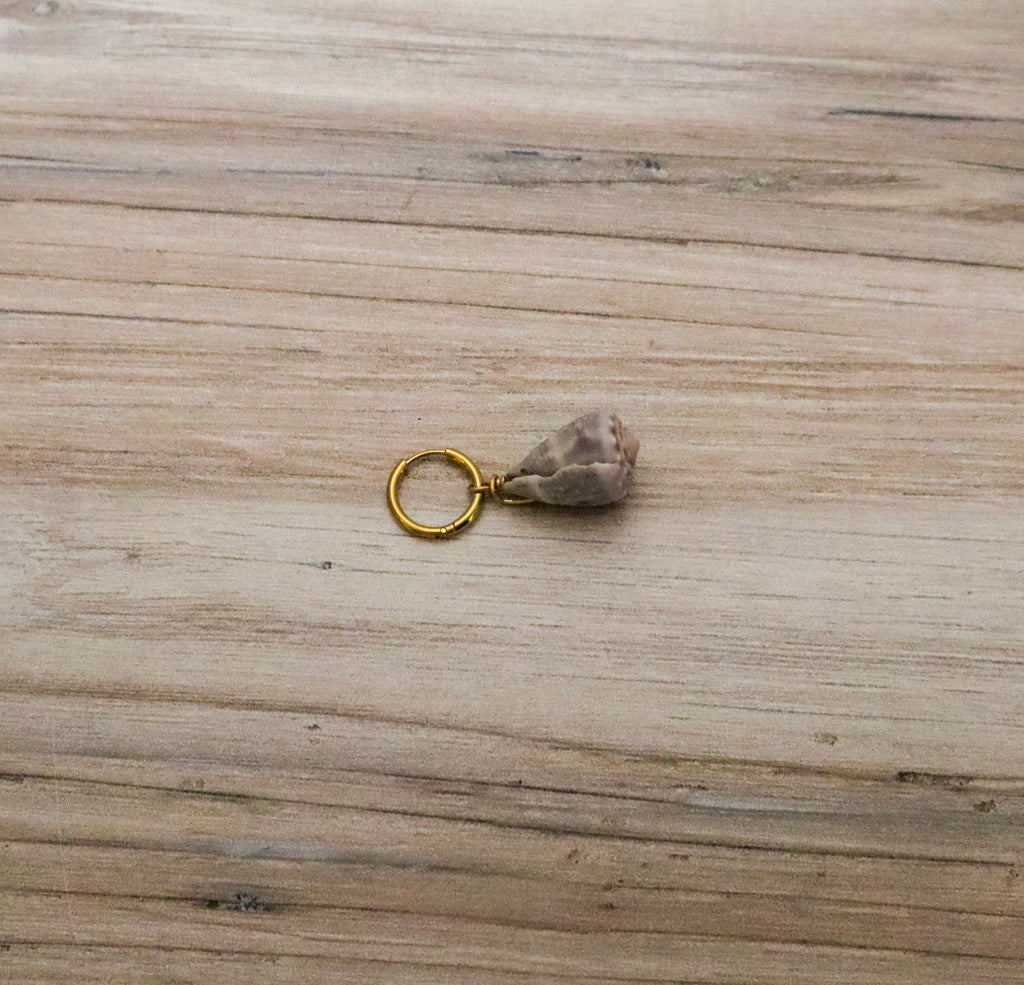 Crowned Cone Shell Bikini Charm Gold