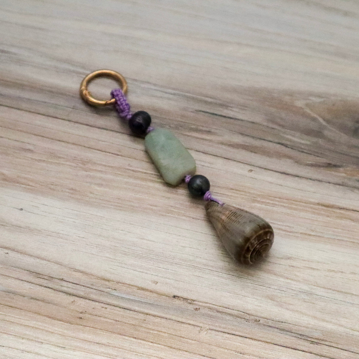 Fig Cone Shell Bag Charm