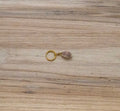 Purple Cowrie Shell Bikini Charm Gold