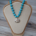 Japanese Clam Magnesite Beaded Necklace